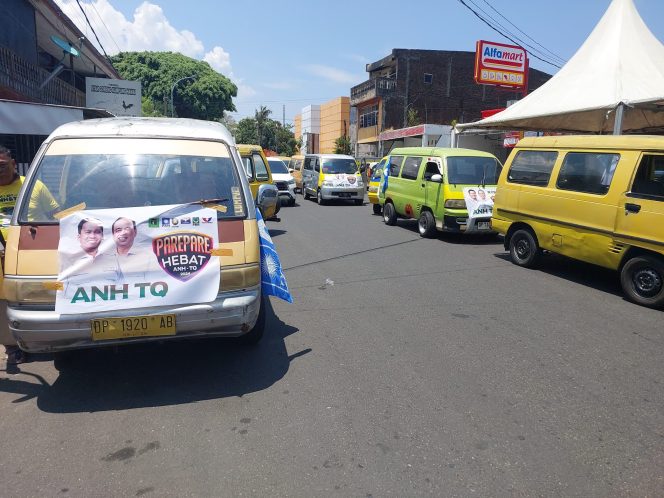 					Pilkada Parepare: Paslon ANH-TQ Bakal Menggunakan Pete-pete Mengambil Nomor Urut