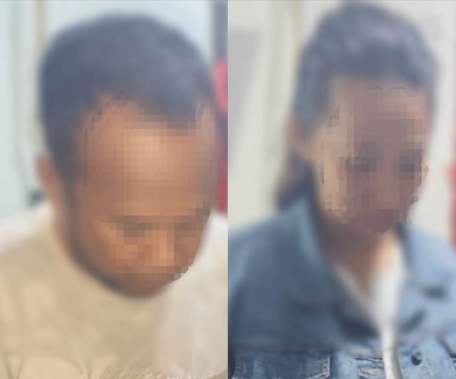 					Kedua Terduga Pelaku HR dan SBR. (Dok. Berita.News/ Kolase/ Syarif)