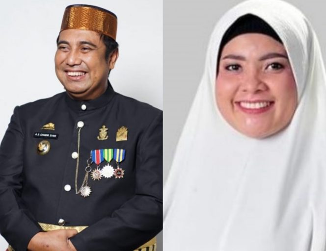 					Bakal Pasangan Calon Bupati dan Wakil Bupati Maros, Chaidir Syam-Suhartina Bohari. (Dok. Berita.News/ Kolase)