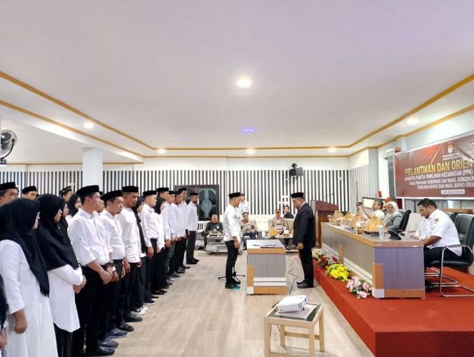 					Pelantikan PPK Pilkada Sinjai Tahun 2024. (Dok. Ist)