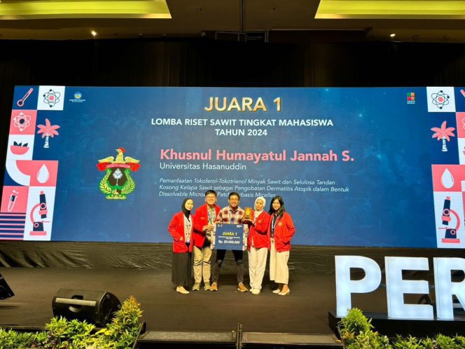 					Mahasiswa Unhas Juara 1 Lomba Riset Sawit Nasional