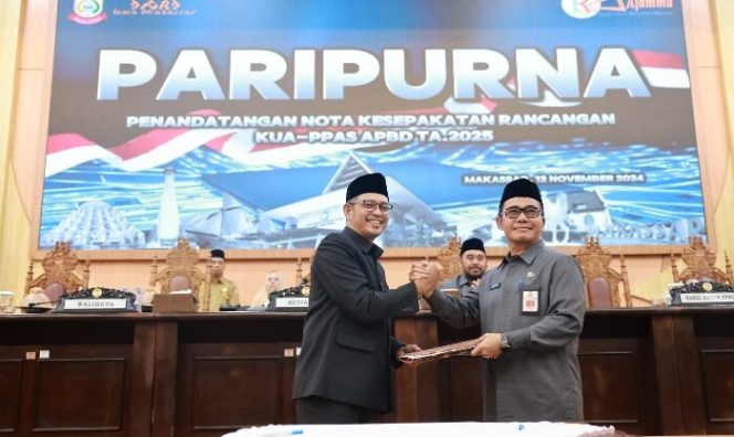 					Pemkot Makassar dan DPRD Sepakati KUA-PPAS APBD Tahun 2025