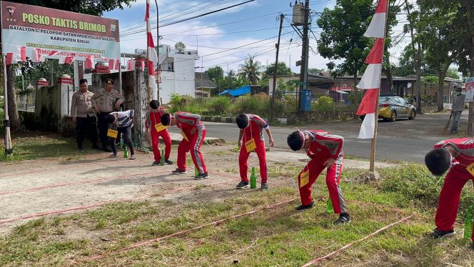 					Semarakkan HUT Brimob ke-79, Poskotis Brimob di Sinjai Gelar Berbagai Lomba