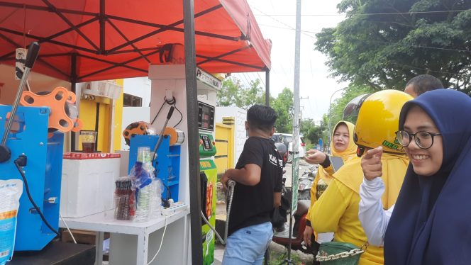 					Sejumlah UMKM di Sinjai Ambil Bagian Diacara Senam Pagi Serentak HUT Golkar. (dok: ist)