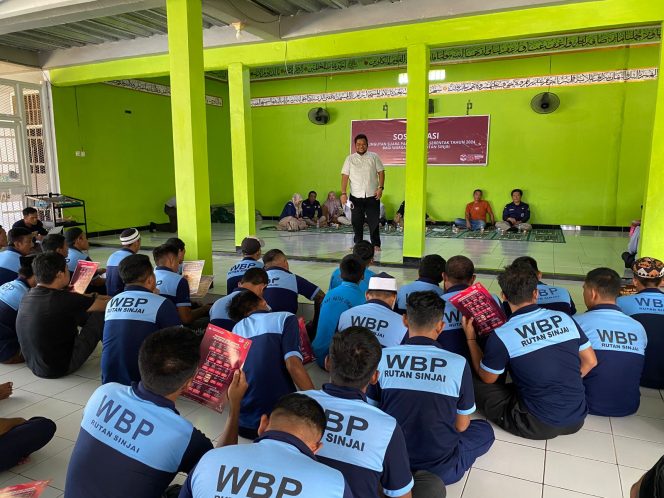 					KPU Sosialisasi Pemungutan Suara Pilkada 2024 di Rutan Sinjai. (dok: Ist)