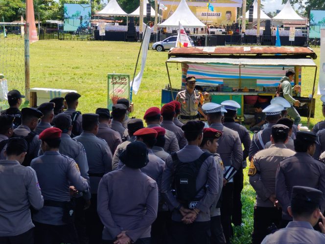 					Apel Gabungan Pengamanan Kampanye Akbar Paslon BERAKARMI. (Dok: Ist/ Humas)