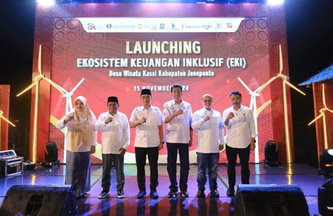 					OJK Launching Ekosistem Keuangan Inklusif Desa Wisata Kassi Jeneponto