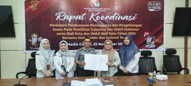 					KPPS Loksus Lapas Parepare Terima 458 Surat Pindah Memilih dari KPU