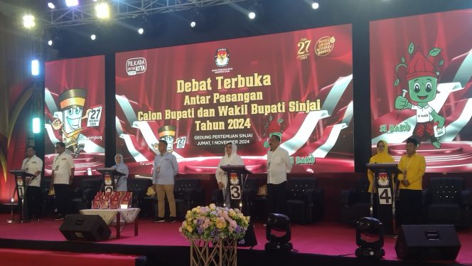 					Debat Paslon Bupati dan Wakil Bupati Sinjai. (dok. Berita.News/ Syarif)