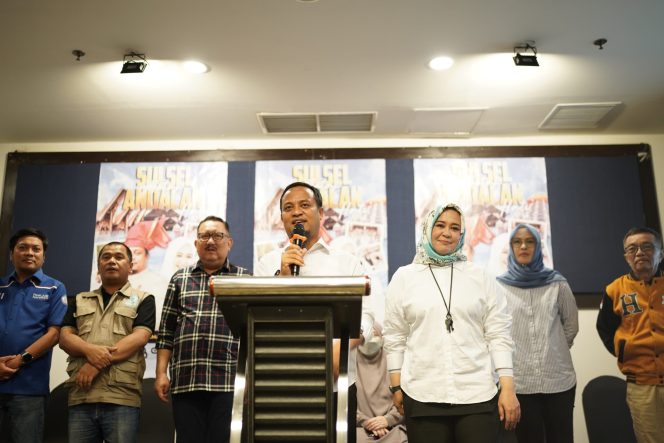 					Pasangan Calon Gubernur Sulsel Andi Sudirman Sulaiman dan Fatmawati Rusdi unggul hasil hitung cepat (dok)