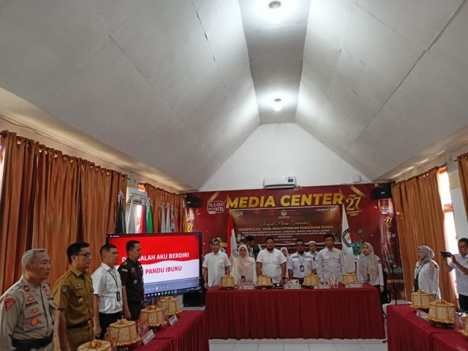 					Rapat Pleno Terbuka Rekapitulasi Perhitungan Suara Pilkada Serentak Tahun 2024 di Aula KPU Sinjai. (Dok: Ist)