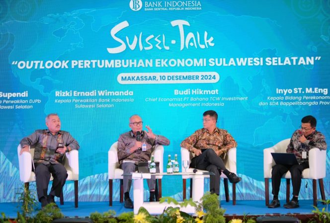 					BI: Prospek Ekonomi Sulsel Terus Tumbuh, Inflasi Terkendali Hingga 2025