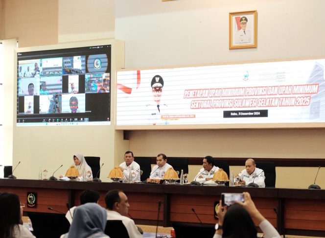 					Pemprov Tetapkan UMP dan UMSP Sulsel 2025, Ini Besarannya 