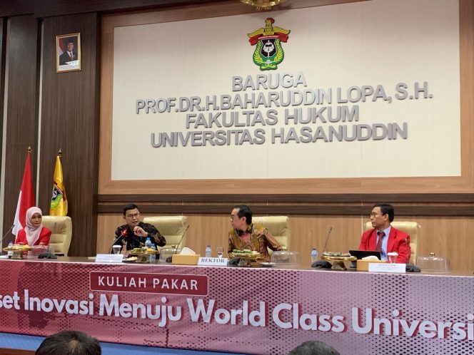 					UNHAS Kuliah Pakar, Hadirkan Kepala BPOM RI Prof Taruna Ikrar