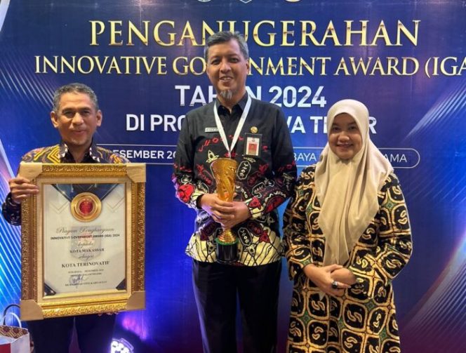 					Kemendagri RI Beri Penghargaan Pemkot Makassar Sebagai Kota Terinovatif 2024