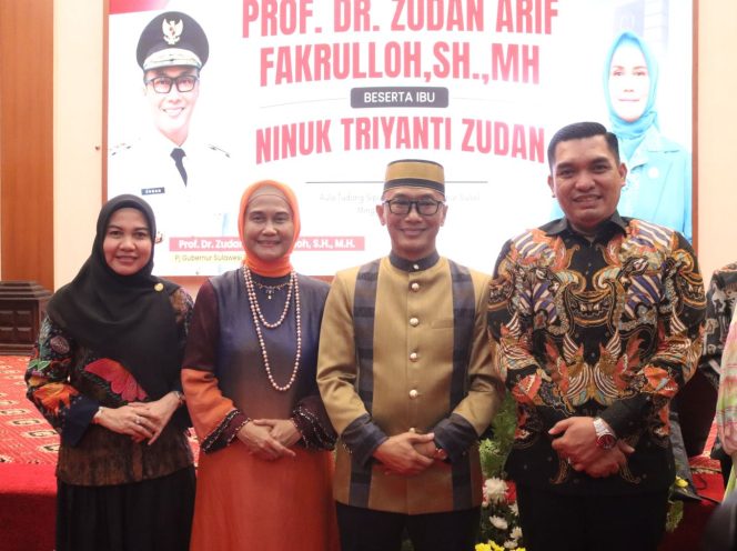 					Pj. Bupati Takalar Bersama Pj. Ketua TP. PKK Hadiri Lepas Pamit Pj. Gubernur Sulsel Prof Zudan