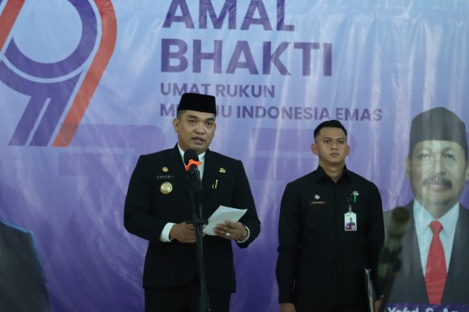 					Pj. Bupati Takalar Irup pada Upacara Peringatan Hari Amal Bakti ke-79 Kementrian Agama