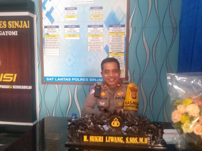 					Kasat Lantas Polres, Iptu H. Sukri Liwang. (Foto: Istimewa)