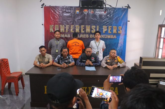 					Press Release Pengungkapan Kasus Narkoba di Mapolres Bulukumba. (Foto: Ist/ Humas)