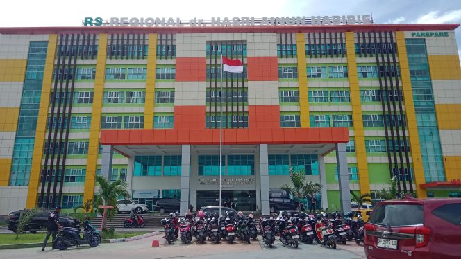 					Rumah Sakit Regional (RSR) dr Hasri Ainun Habibe (HAH) Parepare. (Foto: Berita.News/ Wahyu)