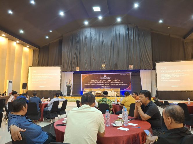 					Sambutan Komisioner KPU Bulukumba pada FGD. (Foto: Berita.News/ Syarif)