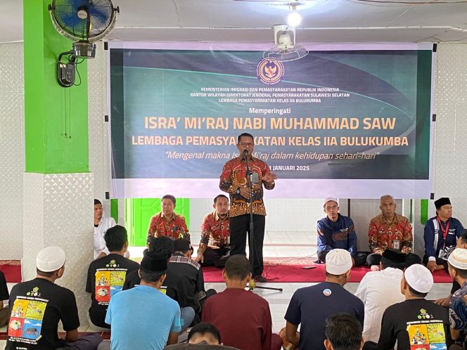 					Isra Mikraj di Lapas Bulukumba: Pengajian dan Pesan Penting tentang Shalat