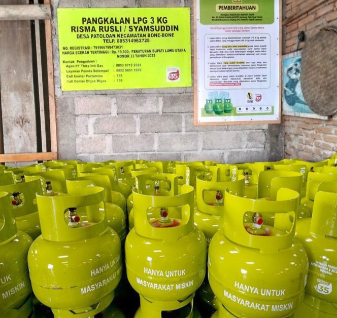 					Pangkalan Resmi Pertamina LPG 3 Kg (dok)