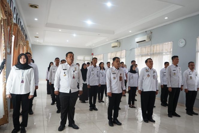 					Kementerian Hukum dan HAM Gelar Apel, Tegaskan Sinergi & Efisiensi