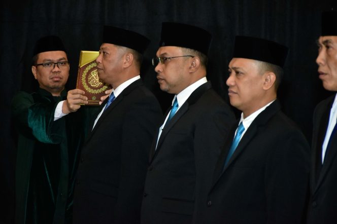 					Pelantikan Enam Pejabat Administrator Lingkup Ditjenpas Sulsel. (Foto: Istimewa)