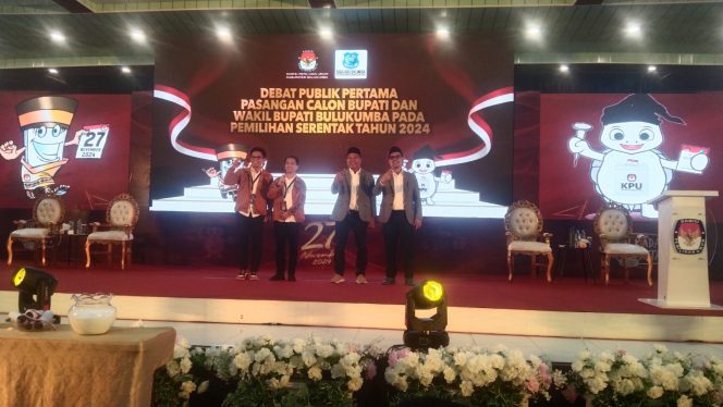 					Debat Publik Kedua Pasangan Calon di Pilkada Bulukumba. (Foto: Berita.News/ Syarif)