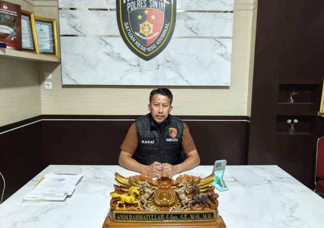 					Kasat Reskrim Polres Sinjai, AKP Andi Rahmatullah. (Foto: Istimewa)