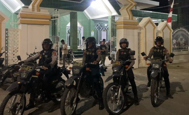 					Personel Polres Sinjai Intensifkan Patroli di Bulan Ramadhan. (Foto: Ist/ Humas)