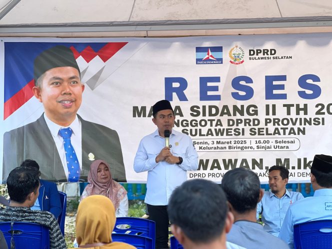 					Anggota DPRD Sulsel, Heriwawan Temu Konstituen di Sinjai. (Foto: Istimewa)