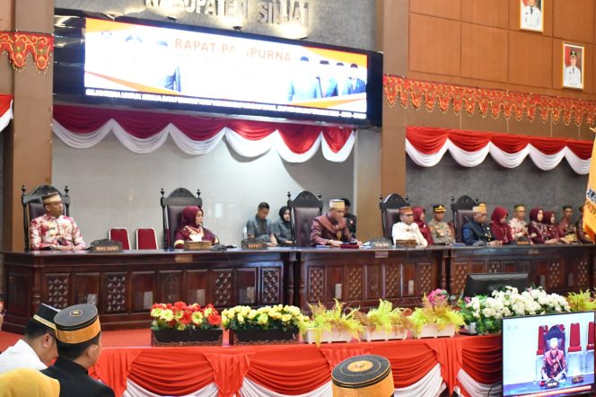 					Paripurna Hari Jadi Sinjai di Gedung DPRD. (Foto: Istimewa)