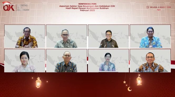 					Konferensi Pers Asesmen Sektor Jasa Keuangan hasil Rapat Bulanan Dewan Komisioner OJK (dok).