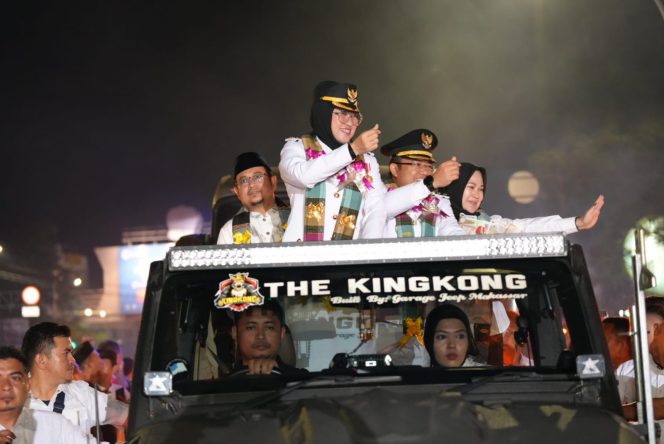 					Tiba di Gowa, Hati Damai Disambut Ribuan Masyarakat