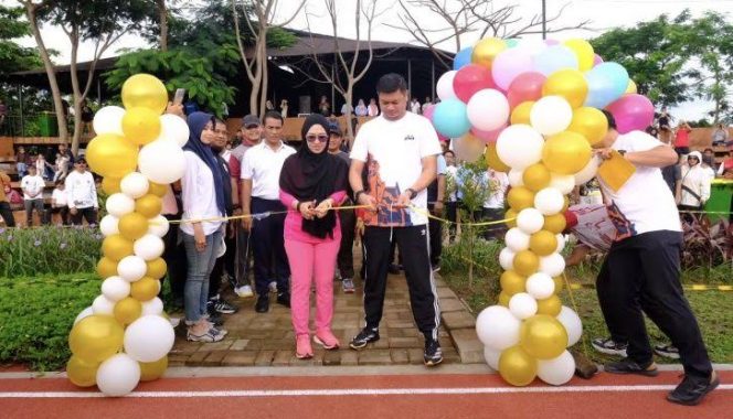 					Jogging Track Bahan Rubber dan Berstandar Nasional Hadir di Gowa 