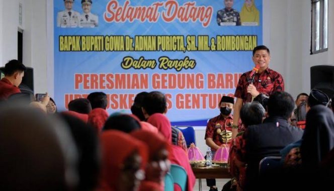 					Bupati Gowa: Kehadiran Puskesmas Gentungan Harus Pacu Kualitas Layanan Kesahatan