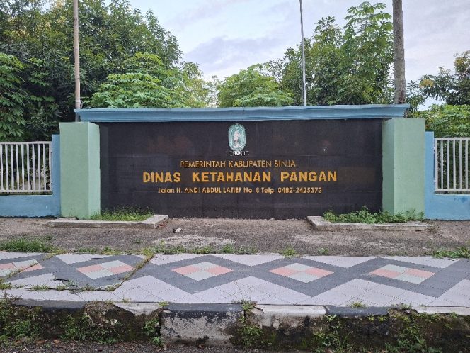 					Kantor Ketahanan Pangan Kabupaten Sinjai. (Foto: Berita.News/ Syarif)