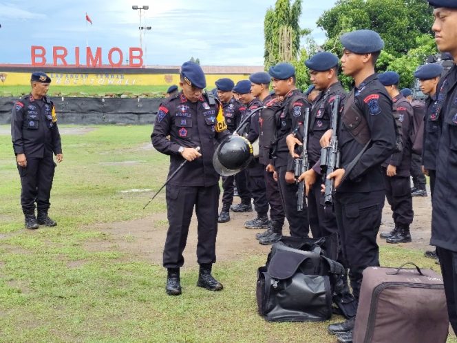 					Brimob Polda Sulsel Siapkan Pengamanan Ketat untuk Laga PSM Makassar vs Cong An Hanoi