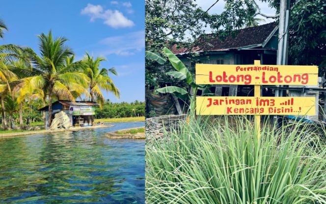 					Papan Informasi Jaringan IM3 Kencang Disini di akses masuk wisata permandian alam Lotong-Lotong di Kabupaten Bulukumba (dok.)
