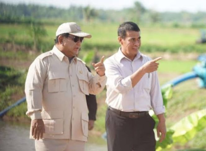 					Presiden Prabowo Subianto Bersama Mentan RI Andi Amran Sulaiman. (Foto: Istimewa)