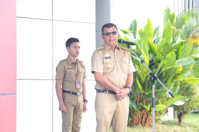 					Bupati Bulukumba Pimpin apel gabungan pasca libur panjang Idulfitri 1446 Hijriah. (Foto: Ist/ Humas)
