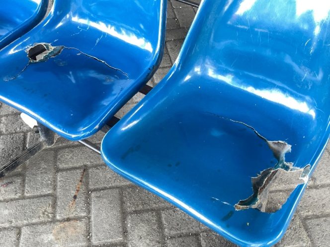 					Kursi Area Tunggu Penumpang di Pelabuhan Nusantara Parepare. (Foto: Berita.News/ Wahyu)