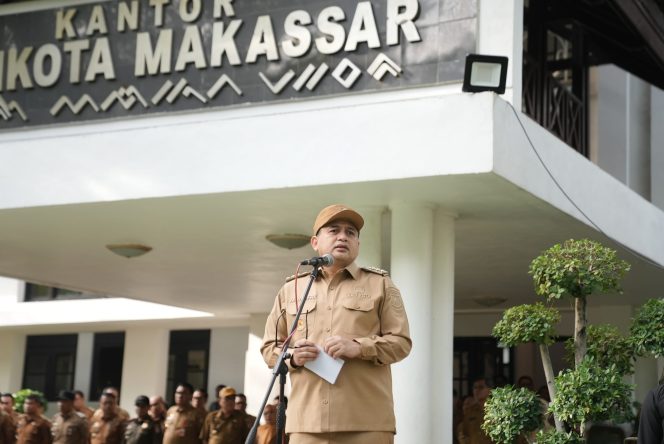 					Wali Kota Munafri Arifuddin pimpin Apel Hari Kartini di Balai Kota Makassar (dok.)