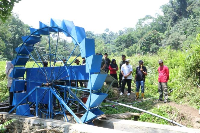 					Kincir Air yang dibangun oleh Pemerintah Desa Anrang di Dusun Tonrong. (Foto: Istimewa)