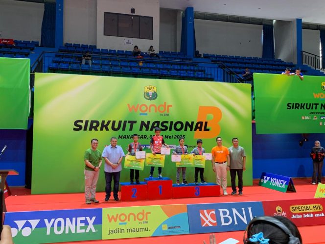 					Wali Kota Makassar Munafri Arifuddin saat hadiri penutupan dan Penyerahan Medali Juara Sirkuit Nasional B Sulsel di Poltekes Makassar (dok)