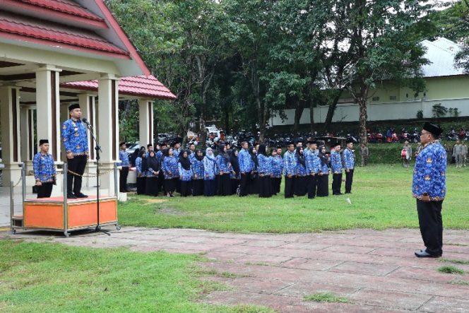 					Wali Kota Parepare, Tasming Hamid Pimpin Upacara HKN. (Foto: Istimewa)