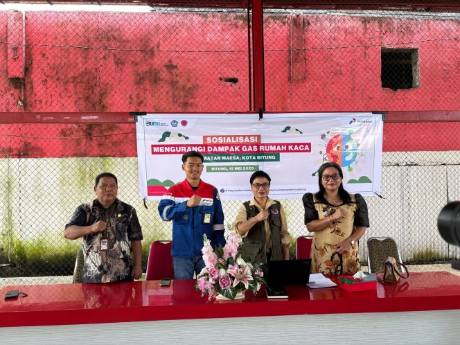 					Pertamina Patra Niaga Sulawesi dan BPBD Bitung Sosialisasi Dampak Gas Rumah Kaca
