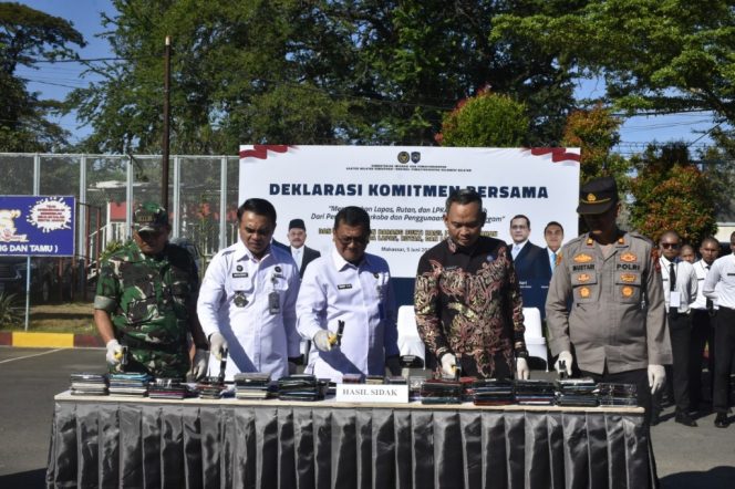					Pemasyarakatan Sulsel Deklarasikan Komitmen Bebas Narkoba dan HP Ilegal